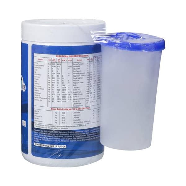 Albu Diet Vanilla Flavour Sugar Free Bottle Of 400gm Powder