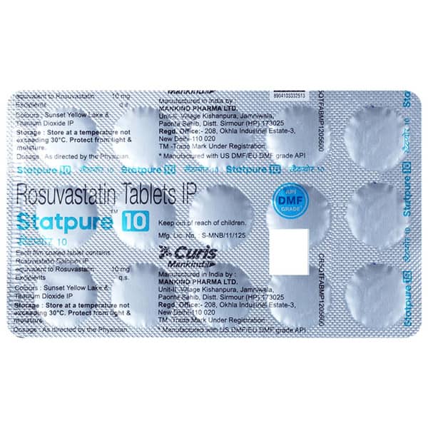 Statpure 10mg Strip Of 15 Tablets