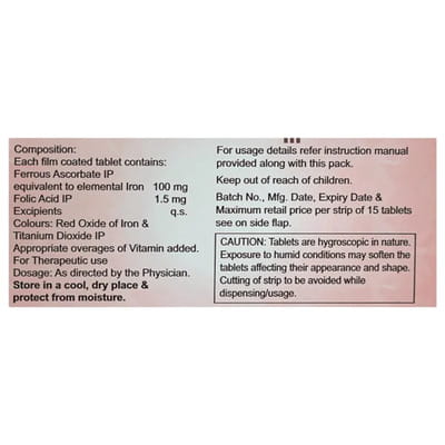 Orofer Xt Strip Of 15 Tablets