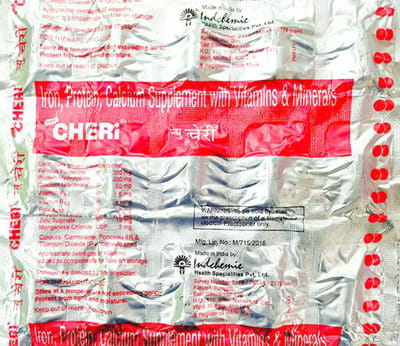 New Cheri Strip Of 15 Capsules