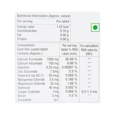 Steomin K2 Strip Of 10 Tablets