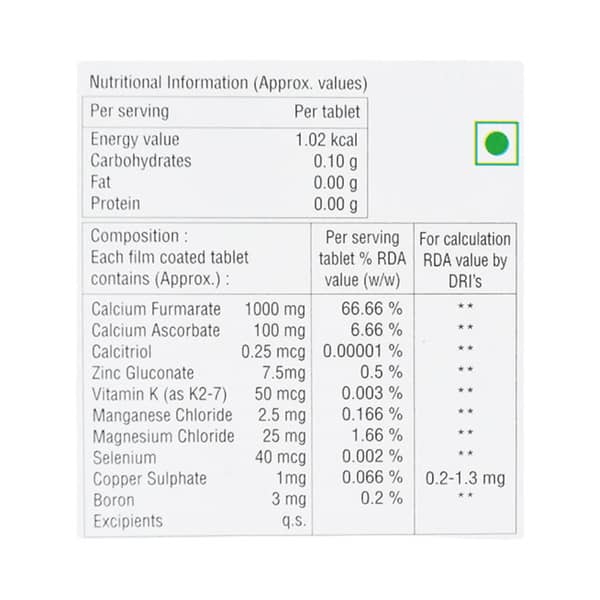 Steomin K2 Strip Of 10 Tablets