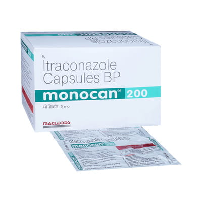 Monocan 200 Strip Of 10 Capsules