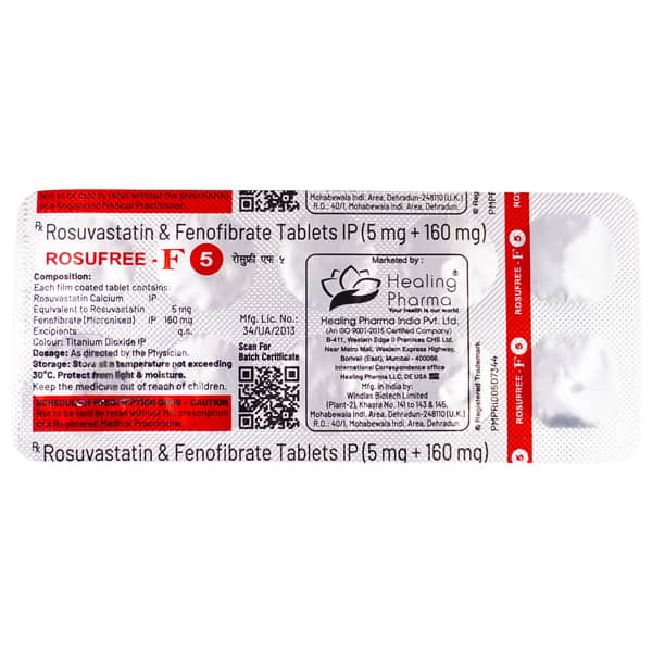 Rosufree F 5Mg Strip Of 10 Tablets