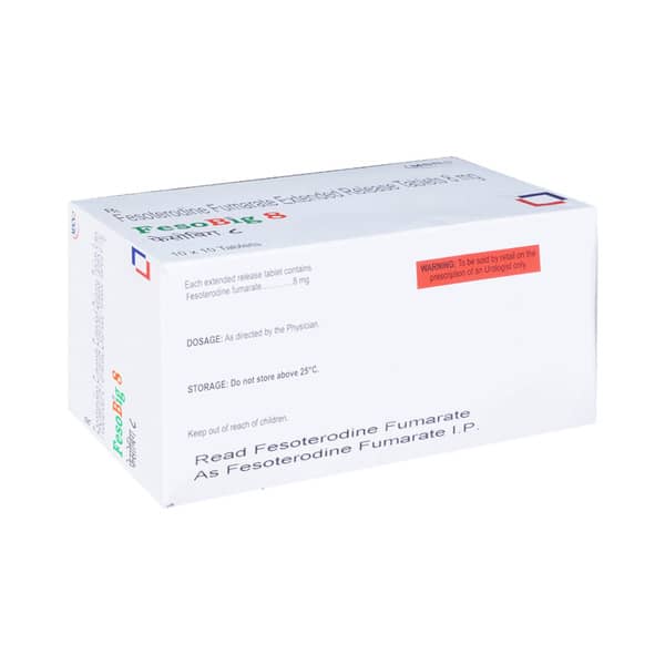 Fesobig 8mg Strip Of 10 Tablets