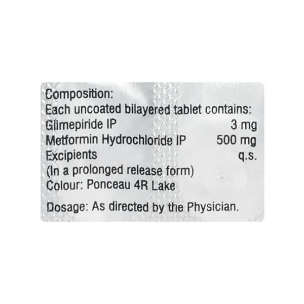 Jubiglim M 3Mg Strip Of 15 Tablets