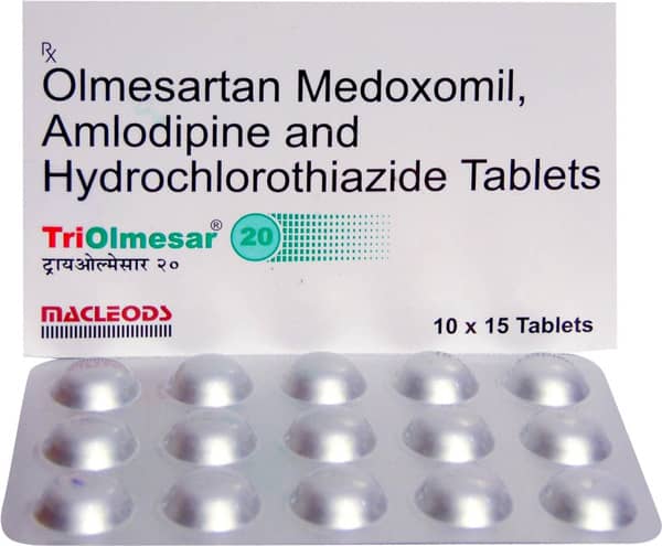 Triolmesar 20mg Strip Of 15 Tablets