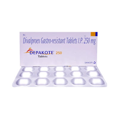 Depakote 250mg Strip Of 10 Tablets