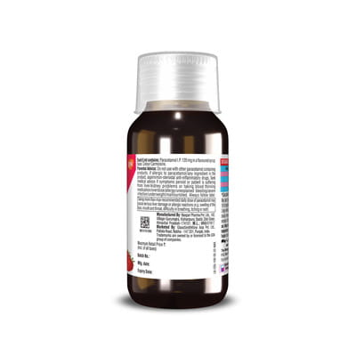 Crocin 120mg Strawberry Flavour Bottle Of 100ml Suspension