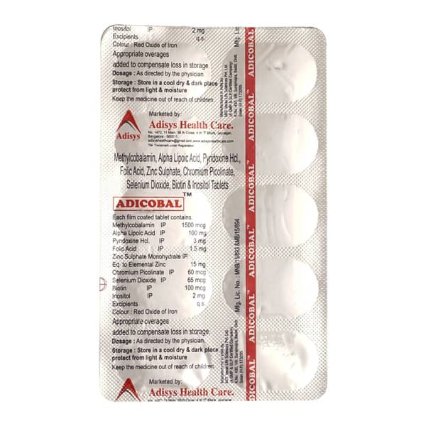 Adicobal Strip Of 10 Tablets