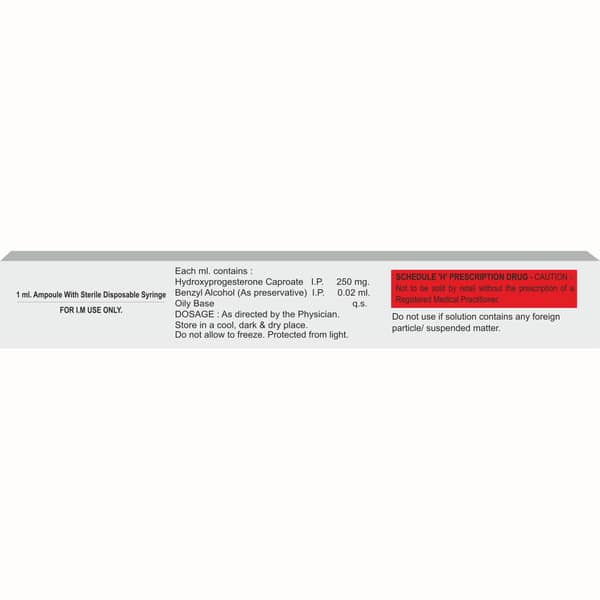 Prorone Depot 250Mg Ampoule Of 1Ml Injection
