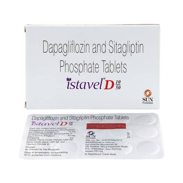 Istavel D 10/50mg Strip Of 15 Tablets