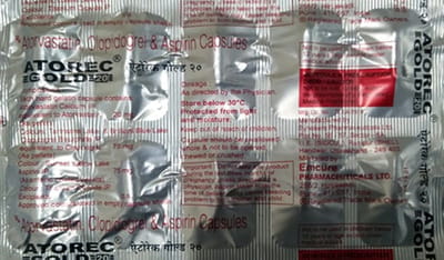 Atorec Gold 20mg Strip Of 10 Capsules