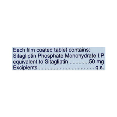 Sitacip 50mg Strip Of 10 Tablets