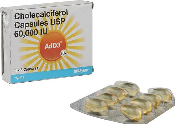 Add3 60000iu Strip Of 8 Capsules