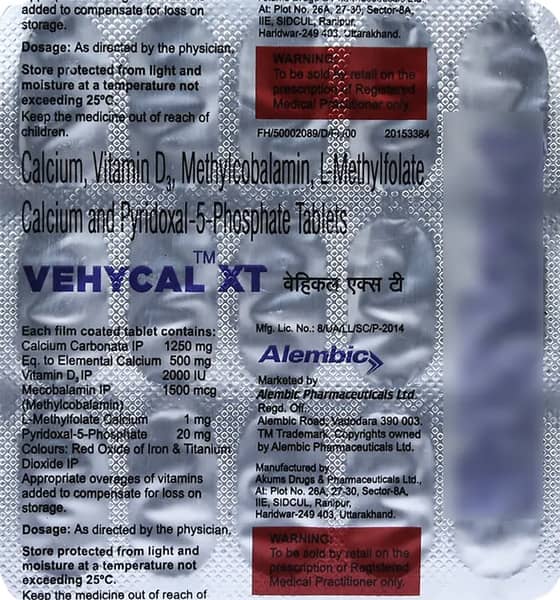 Vehycal XT Tablet