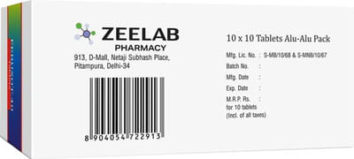 Febuxot 40mg Strip Of 10 Tablets (Zee Lab)