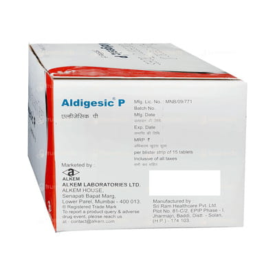 Aldigesic Tc Strip Of 10 Tablets